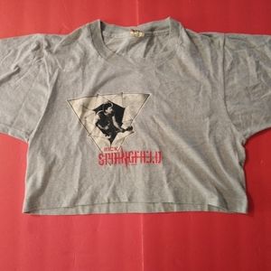 Rick Springfield 1983 Tour Midriff Shirt Screen